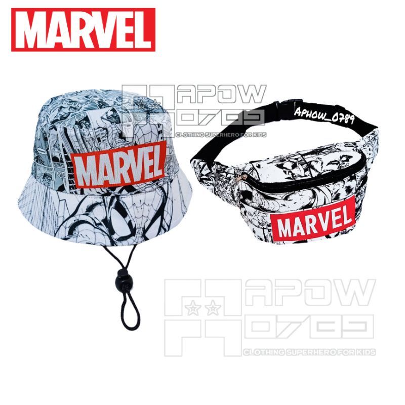 pdf topi bucket dan tas bahu anak usia 2-10 tahun paket 2in1 motif boboiboy topi santai anak waist bag anak