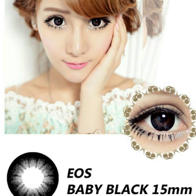 SOFTLENS EOS BABY /EOS BABY BLACK /EOS BABY CHOCO / softlens normal /Softlens mines / Contact lens