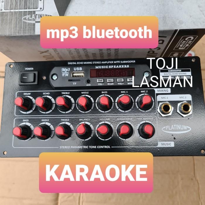 kit pcb speaker aktif bluetooth mp3 mixing echo mic sanken jengkol