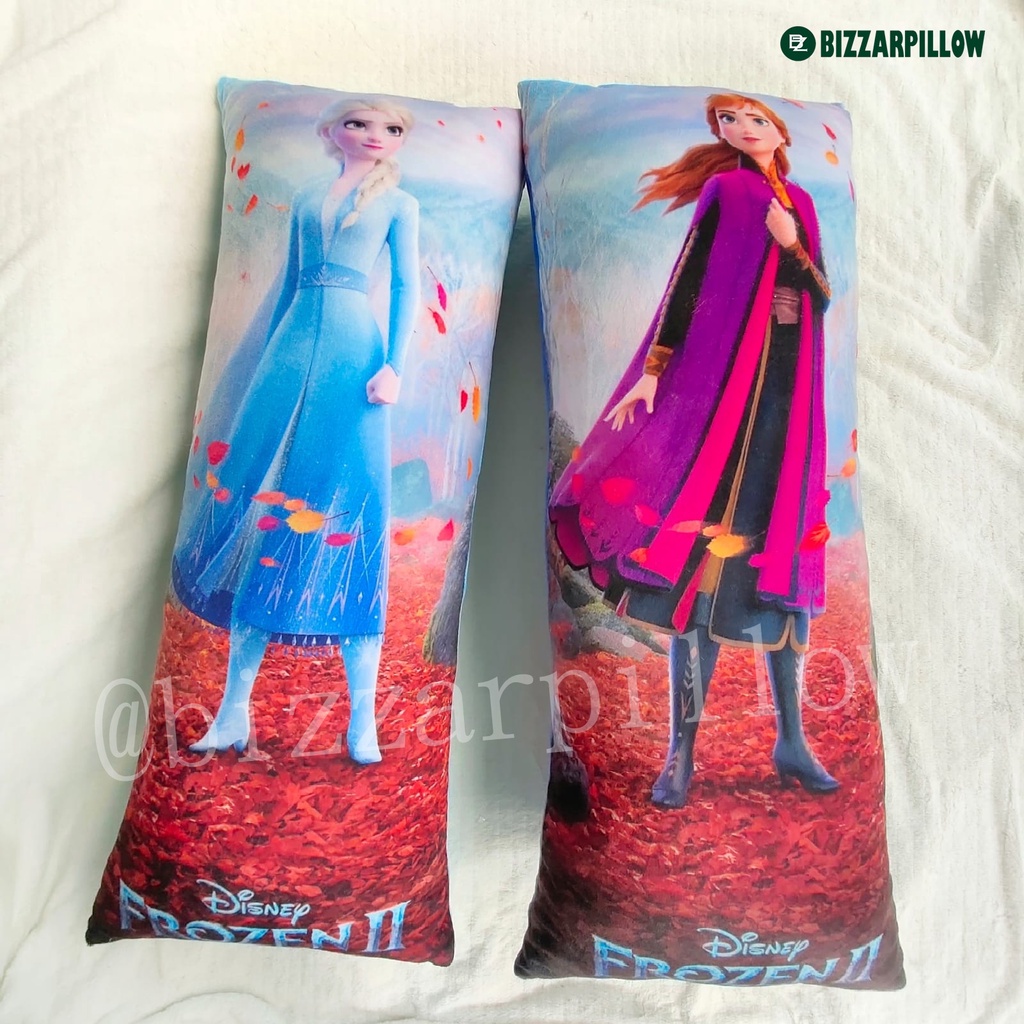 Bizzarpillow Bantal Dakimakura Elsa Anna Jumbo BZ156