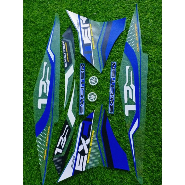 STRIPING JUPITER MX NEW 135 TRANSPARAN CUSTOM EXCITER STICKER JUPITER MX NEW 135 TRANSPARAN