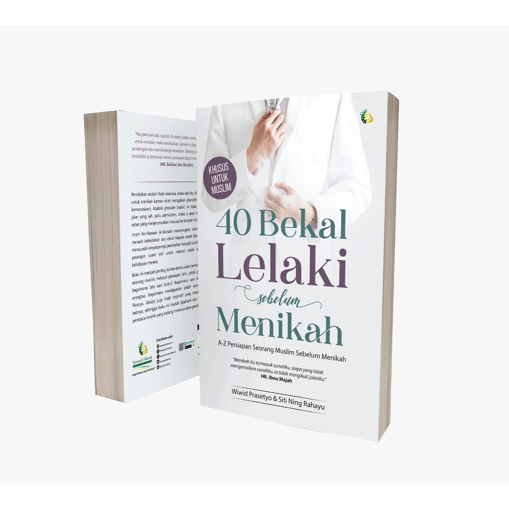 Buku Inspirasi: 40 Bekal Lelaki dan Wanita Sebelum Menikah _ Buku Pernikahan - Kado Pernikahan - Buku Islami - Best Seller-4
