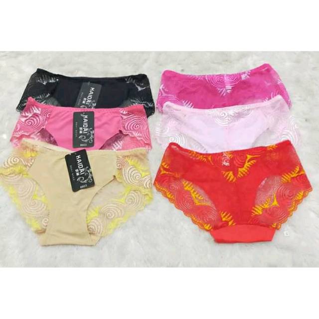 Kaidai celana dalam wanita halus lembut baham broklat mix katun allsize