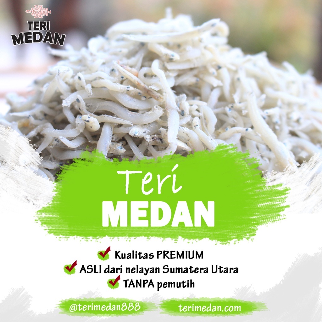 

Teri Medan 500gr / Ikan Teri Nasi Medan / Teri putih Best Seller