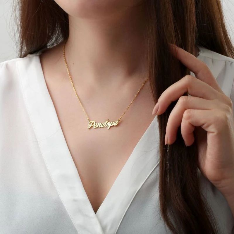 kalung nama anti karat kalung nama custom kalung nama anak kalung nama dewasa