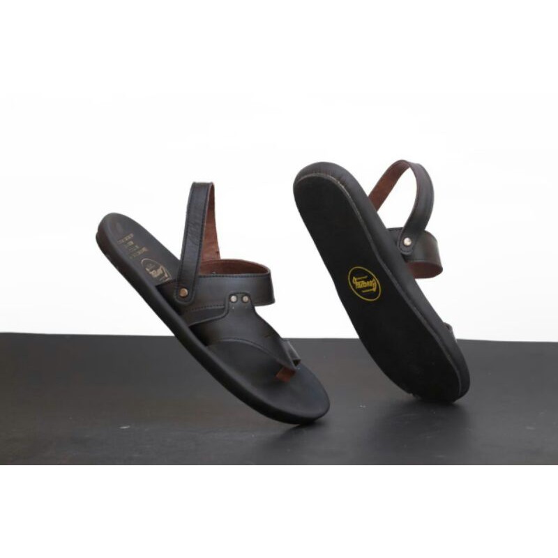 Sandal Jepit Slide Kulit Asli Sendal Kasual Pria Cevany Riot