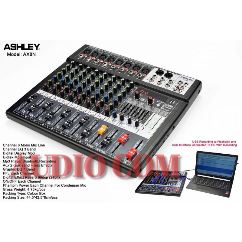 MIXER ASHLEY AX8N MIXER ASHLEY AX8 N