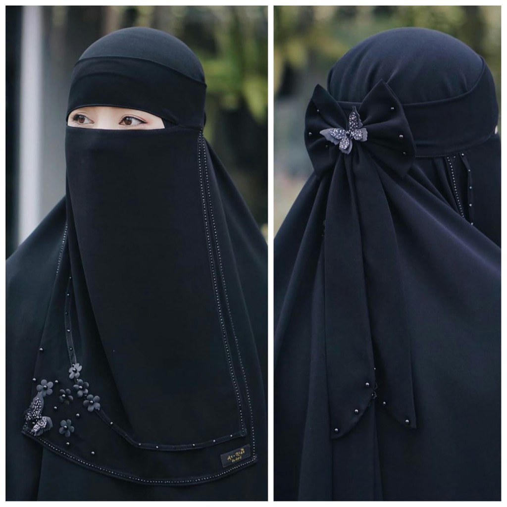 Niqab Pesta/Walimah Azizah Premium