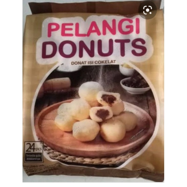 

Pelangi Donat Isi coklat