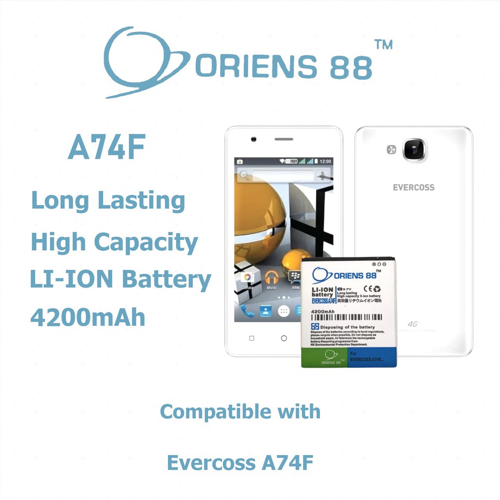 Baterai Double Power OR88 / Oriens88 Evercoss A74F