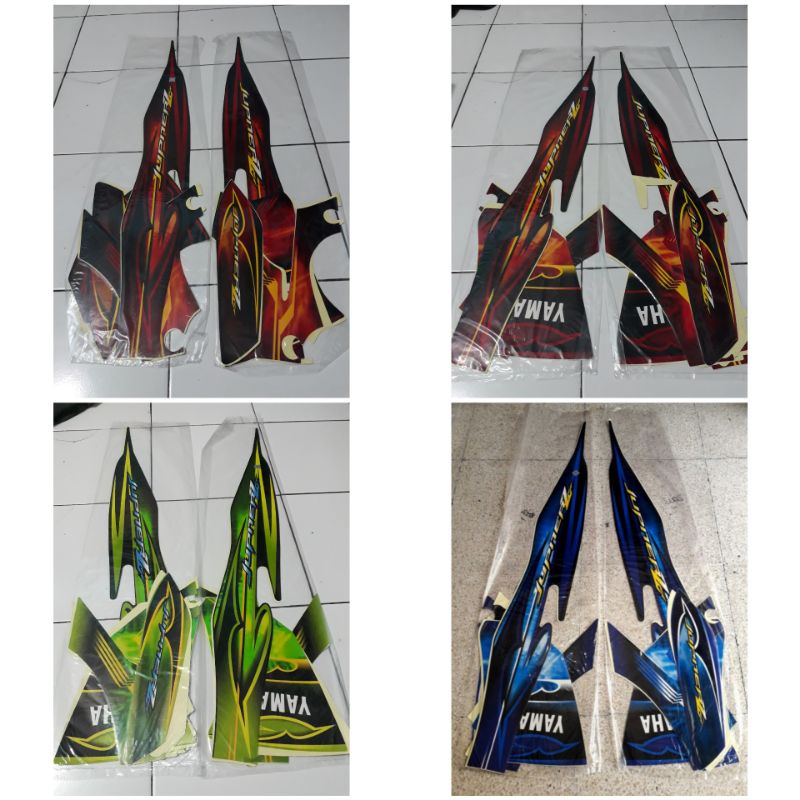 striping motor sticker yamaha jupiter z burhan 2009