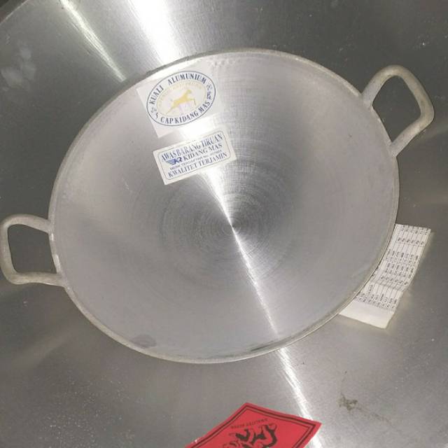 grab only kuali Kidang Mas aluminium anti pecah wajan frier penggoreng