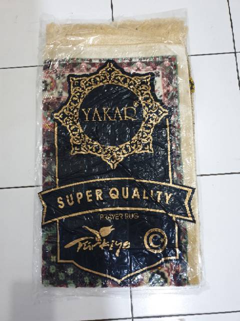 Sajadah yakar fantasi motif turky