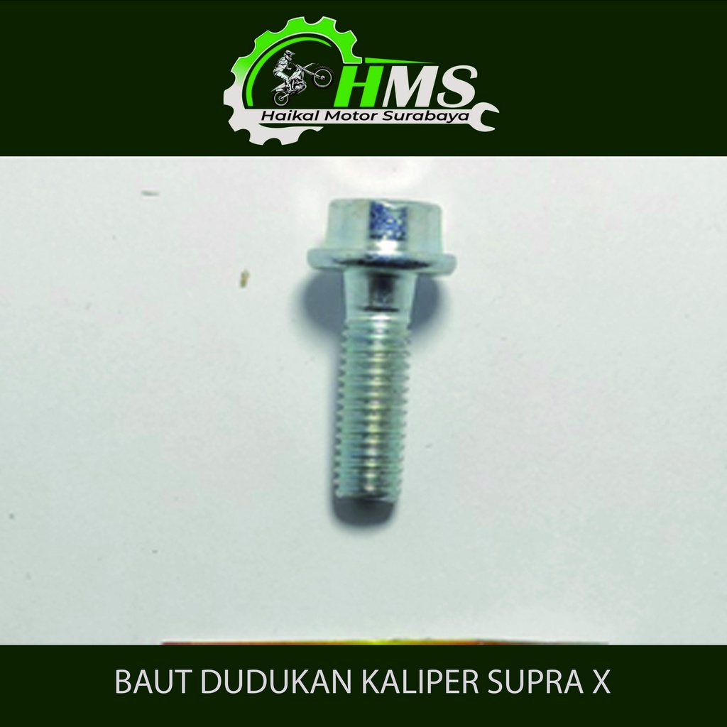 BAUT DUDUKAN KALIPER SUPRA X - BAUT KUNCI L BINTANG BOTTOM SKOK SHOCK DEPAN