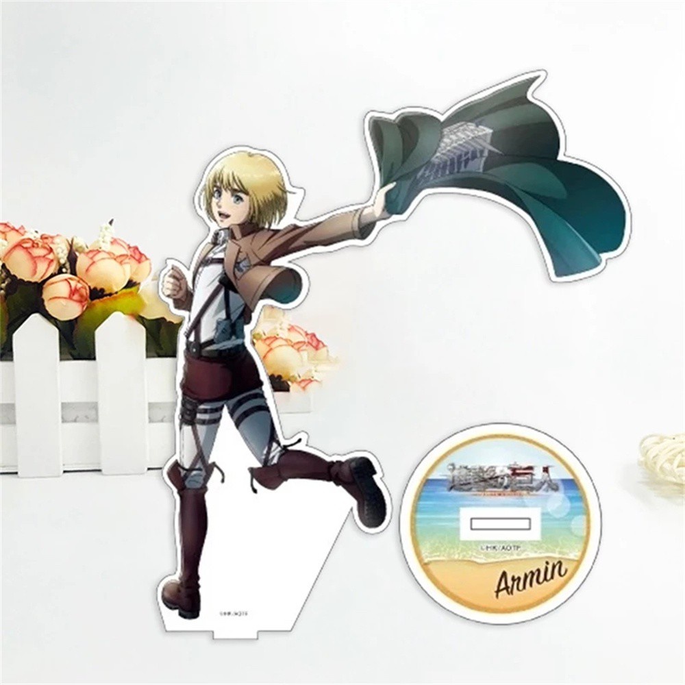 Lanfy Action Figure Attack On Titan Erwin Smith Attack On Titan Bahan Akrilik