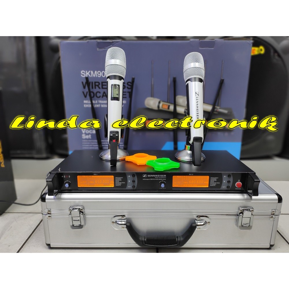 mic sennheiser skm 9000 2warna koper sennheiser skm9000 putih merah