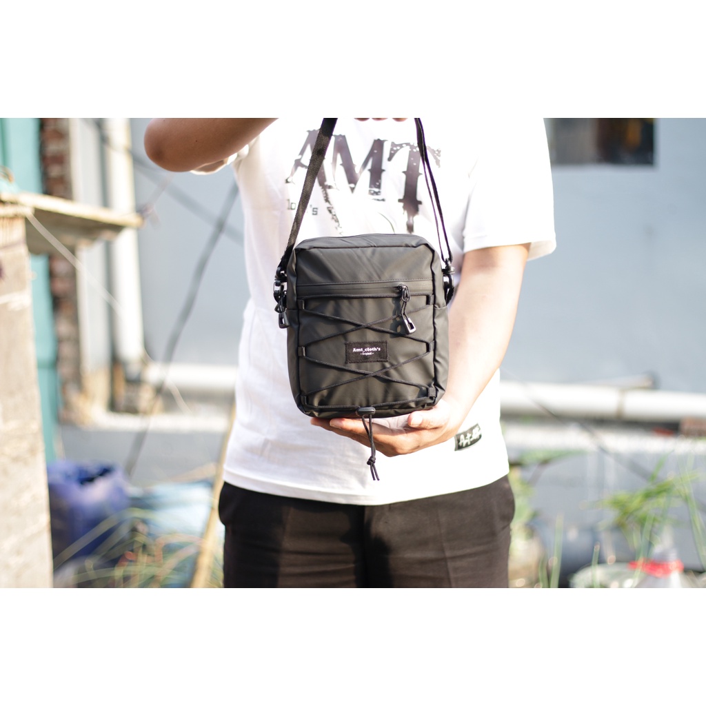 Amt_Cloth'S Tas Selempang Pria Handbag pria wanita selempang pria kotak Tas wanita bahan bimo