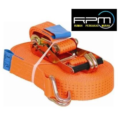 

Rachet Tie Down 2" x 12 m / Tali pengikat barang / Lashing Belt 2 inch x 12 m