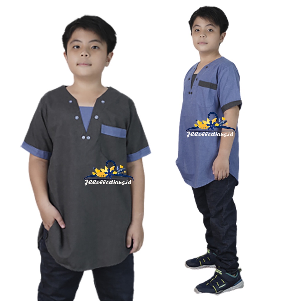 Baju Koko Muslim Anak Kurta Ghoffur  - JCCollections