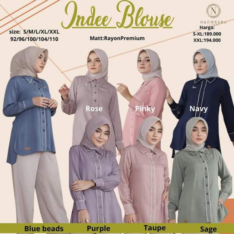 INDEE BLOUSE By Nadheera Luxury