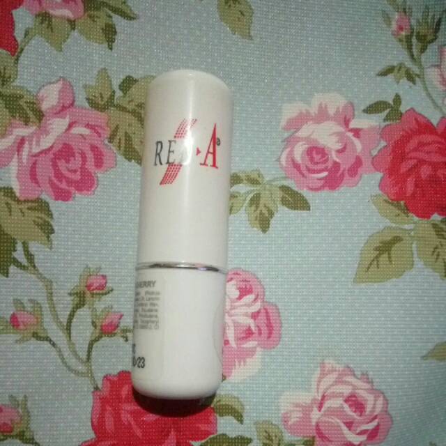 Red A lip balm