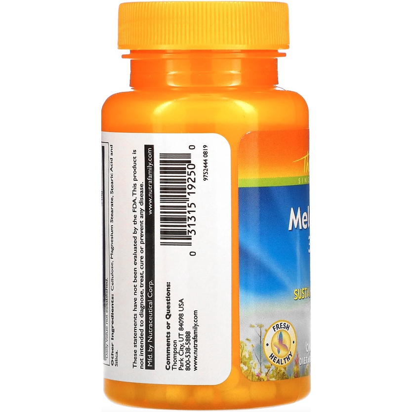 Thompson Melatonin 3 mg 30tab Sustained Release Siklus Tidur Sehat ORI