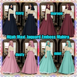 HOPYLOVY - MAXI DRESS MAHIRA (JAQUARD)