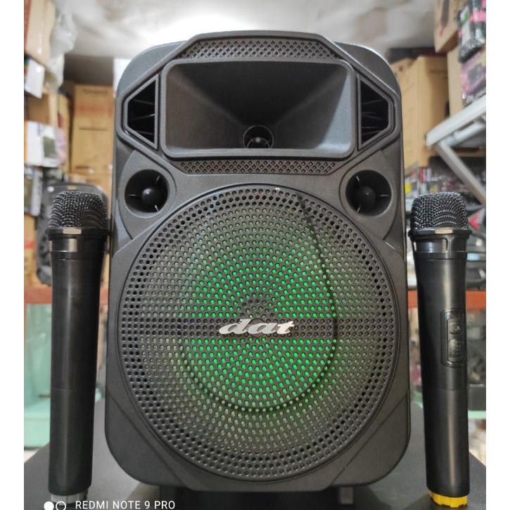 PROMO PORTABEL SPEAKER SPIKER SALON AKTIF BLOUTHOT KARAOKE KOPER TROLI DAT 8 IN INC INCI INCH INCHI