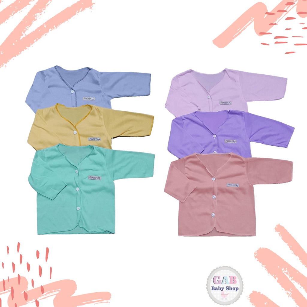 Baju Piyama Bayi Newborn 0-6 bulan Tangan Panjang (isi 3pcs)