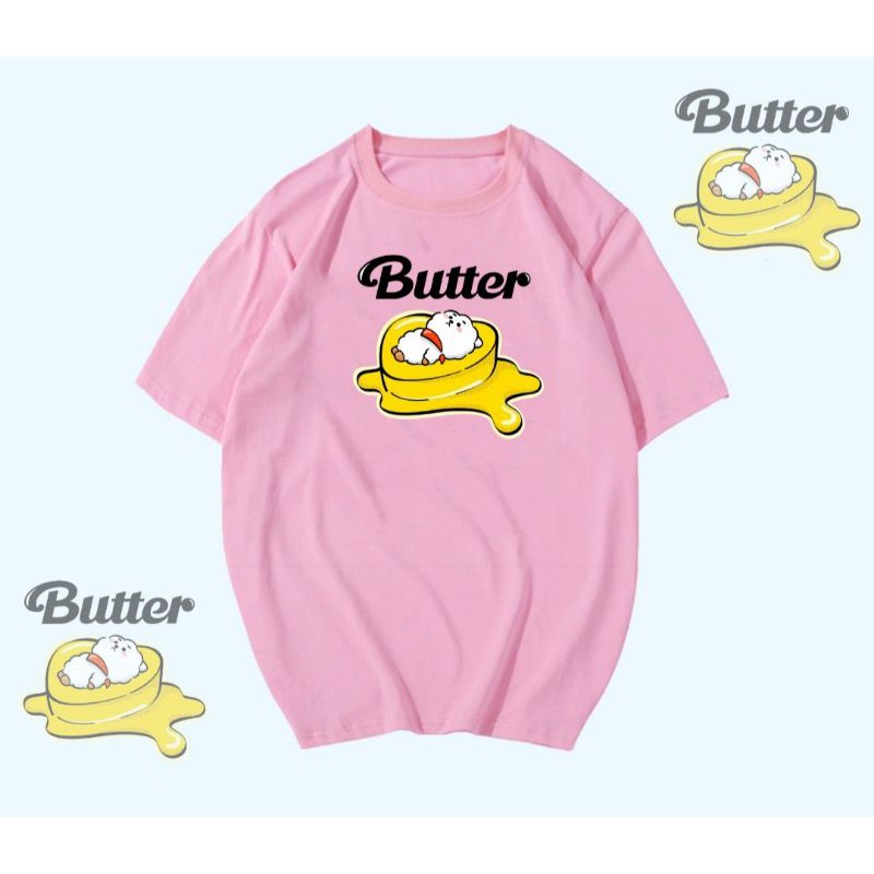 T-SHIRT TUMBLR TEE UNISED PREMIUM BUTTER BTS