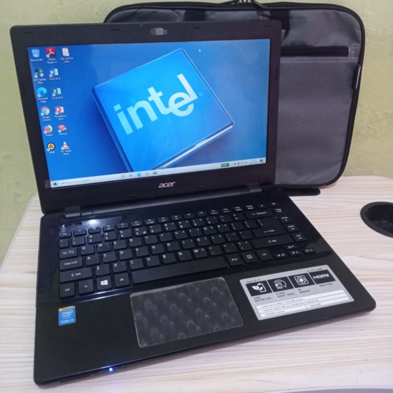 Laptop Acer Aspire E5-471 Core i3 Ram 4 HDD 500 Mulus Normal Bergaransi