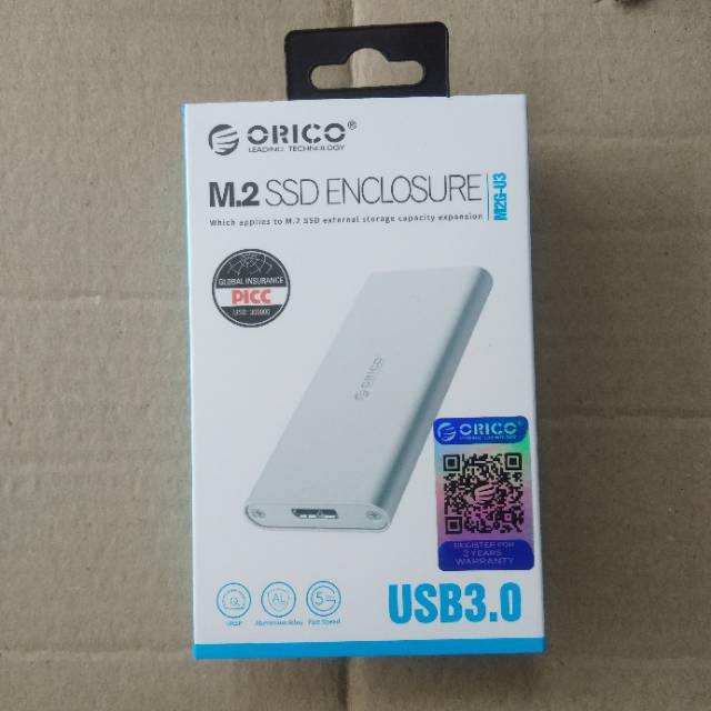 Orico M2G-U3 Casing SSD M.2 NGFF USB3.0 to Micro B