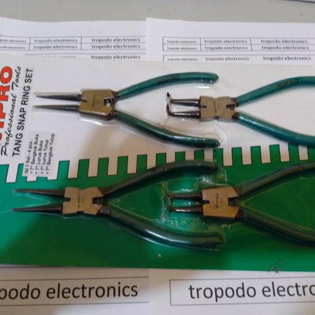 Tang snap ring set ukuran 7 inch merk WIPRO