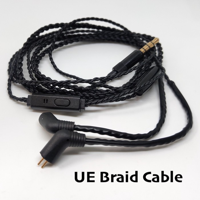 Cable Replacement 2 Pin 0.75mm With Microphone UE TF10 ZST ZS10