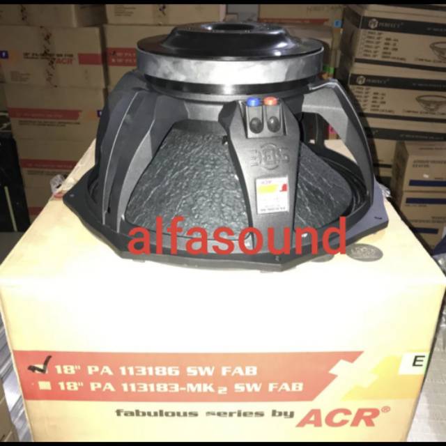 Speaker 18 Inch Fabulous PA 113186 SW Original 2000 Watt PA113186SW