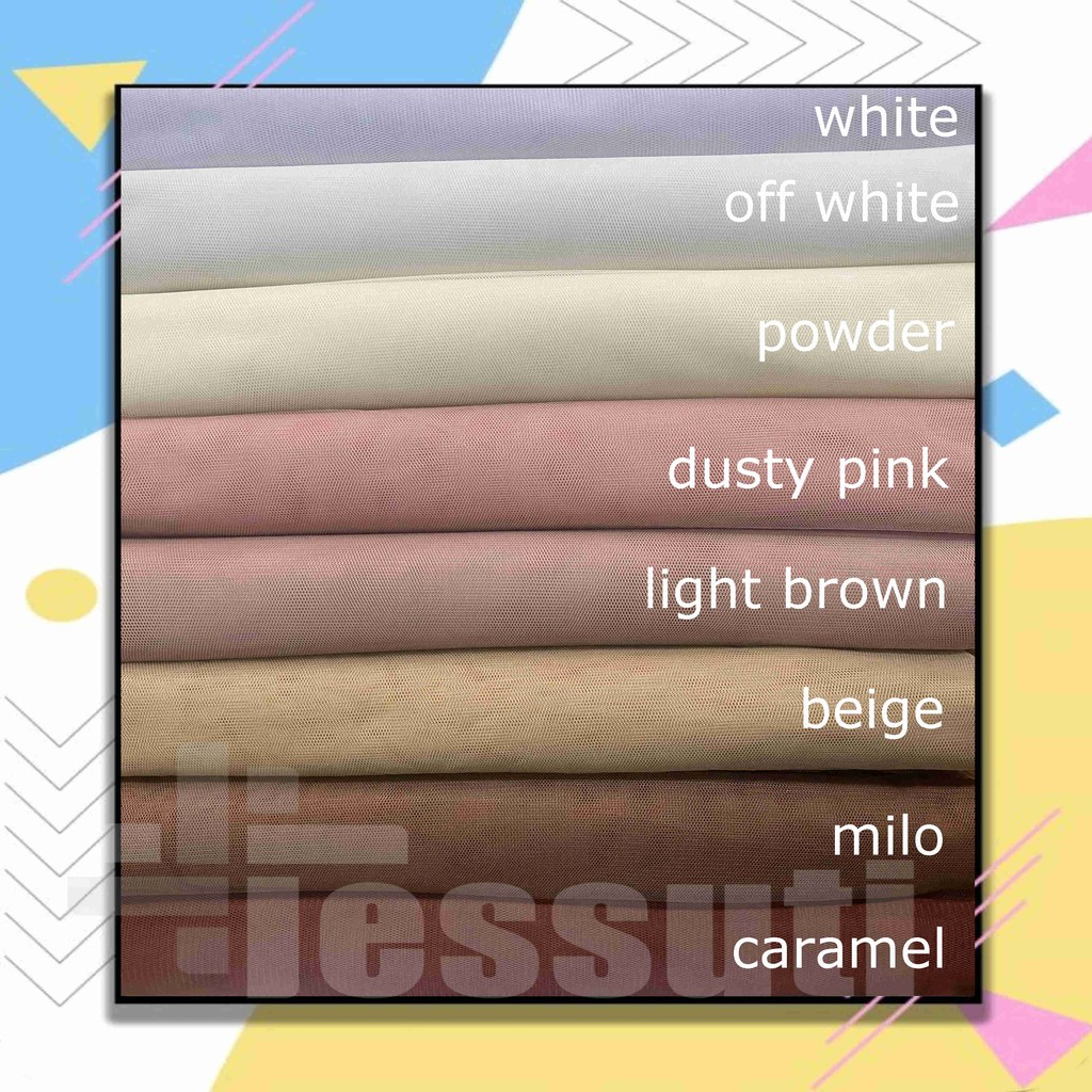 Image of KAIN TILE HALUS POLOS / SOFT TULLE #0
