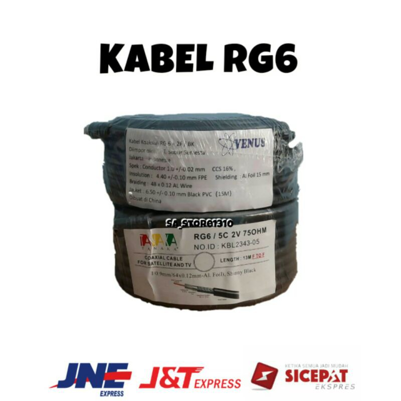 Kabel 15M RG6 (Venus & Tanaka)