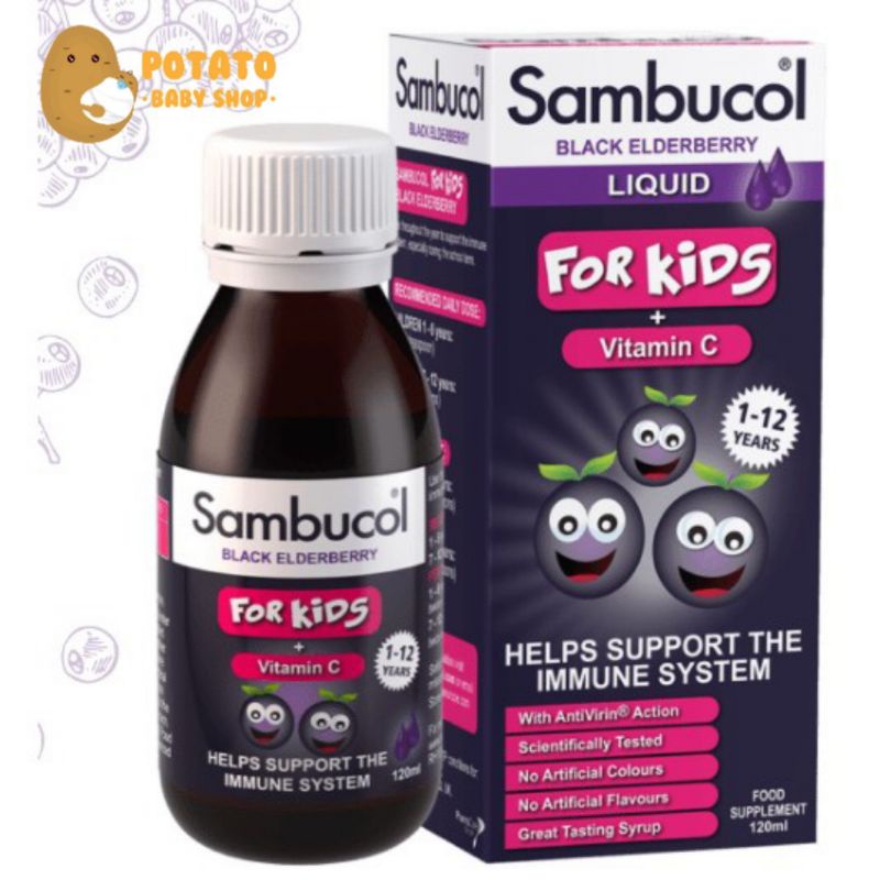 Sambucol - Kids Formula + Vitamin C Immune Support 120ml 1-12th