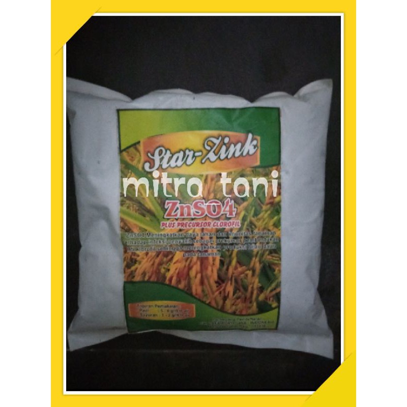 pupuk mikro ZN / ZnSO4 STAR ZINK PLUS PRECURSOR CLOROFIL 1kg