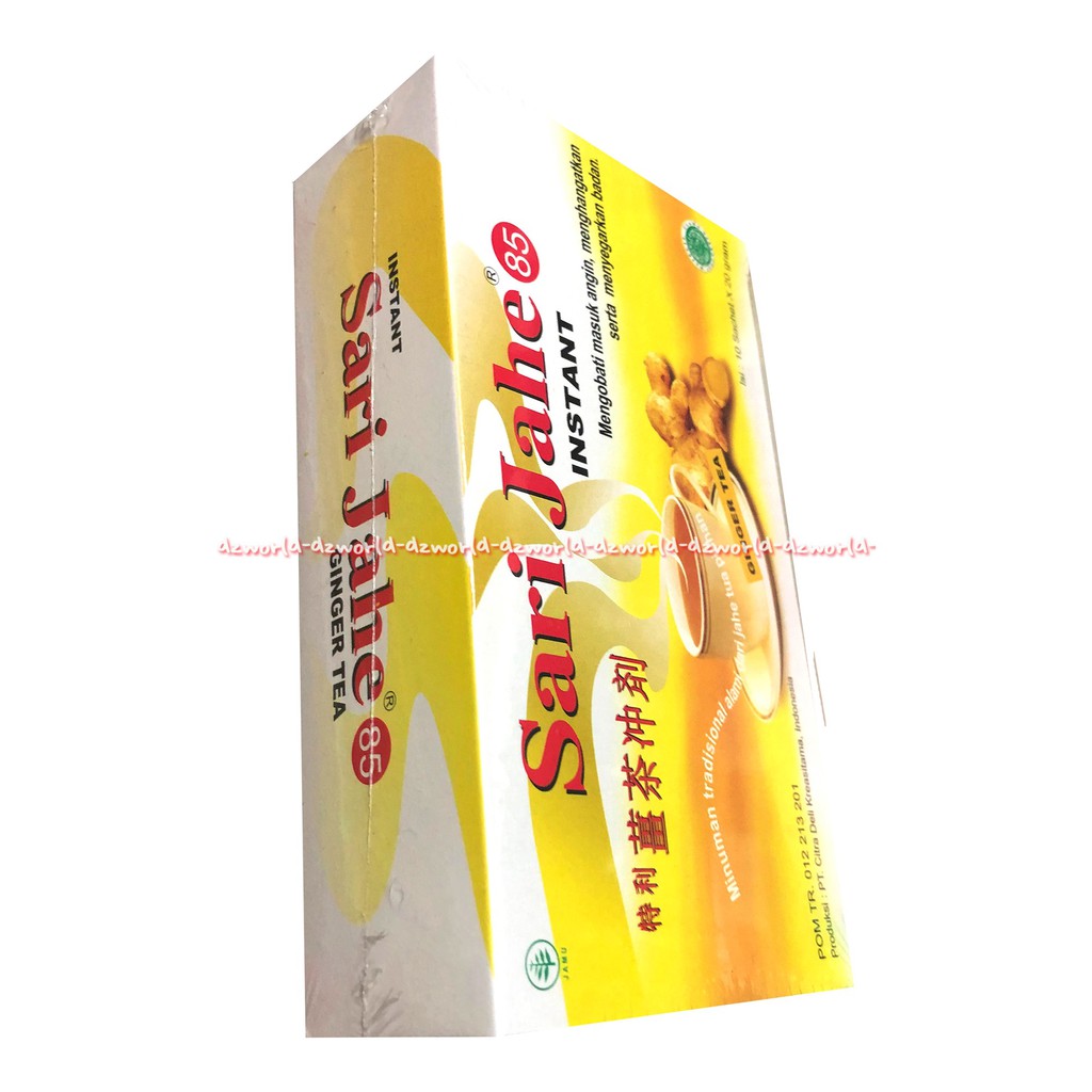 Sari Jahe Instant Ginger Tea Teh Jahe Untuk Masuk Angin Isi 10sachets