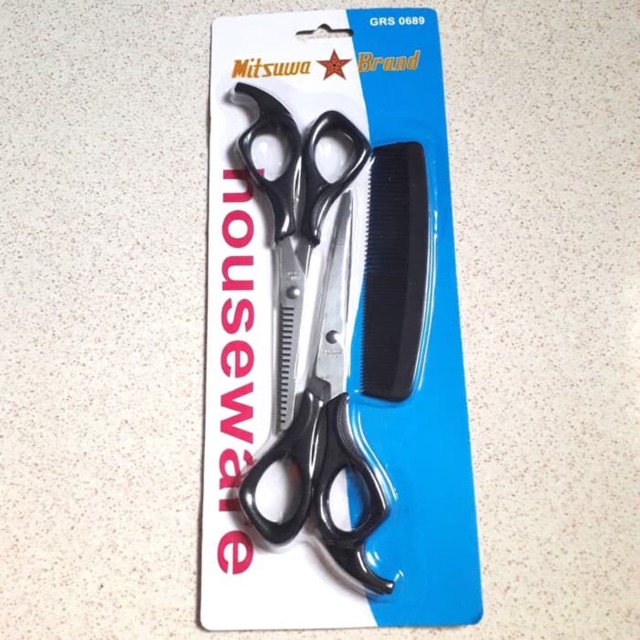 SET GUNTING RAMBUT 3IN1 , GUNTING RAMBUT , GUNTING SASAK , SISIR SASAK