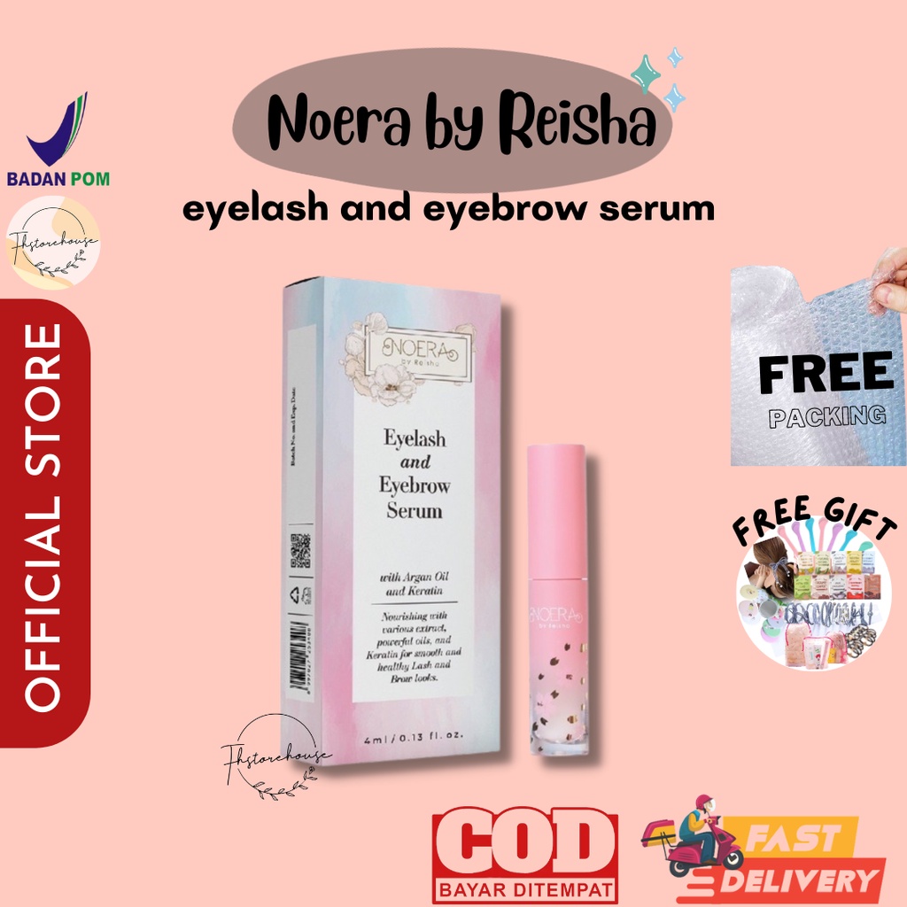 [BUY 1 GET 1 GIFT] READY BPOM Noera Eyelash &amp; Eyebrow Serum Noerabeautycare