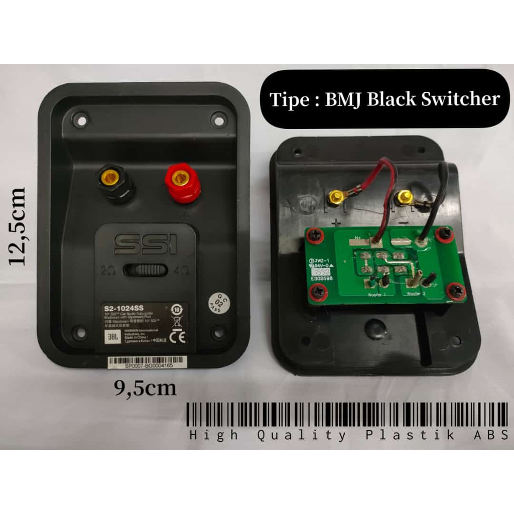 TERMINAL BOX SPEAKER JBL ORIGINAL - BINDING POST - SWITCHING 2-4 OHM