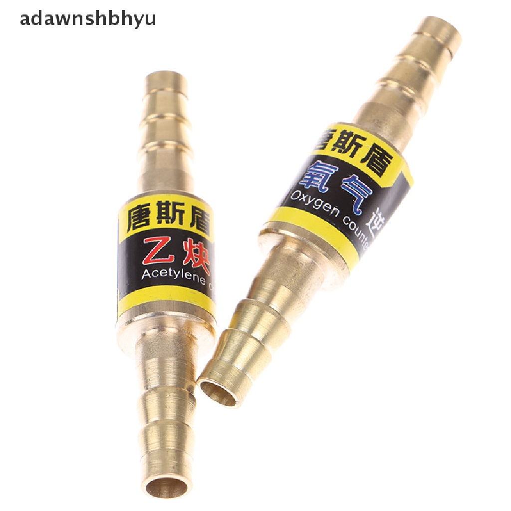 Adawnshbhyu 1pcs Pipa Flasback Pemulih Bahan Bakar Acetylene &amp; Oxygen Check Safety Valve