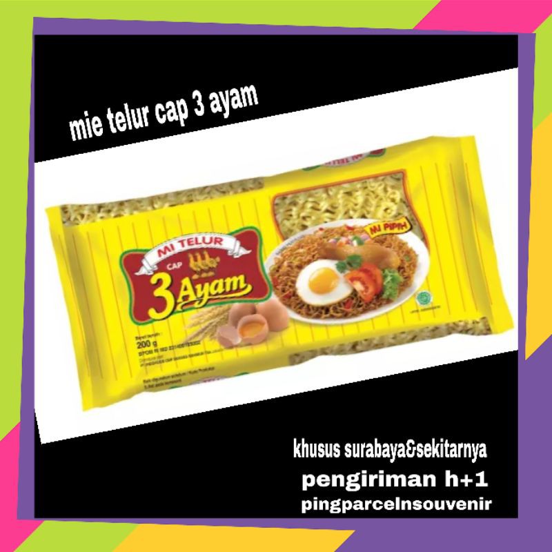 

mie telur cap 3 ayam