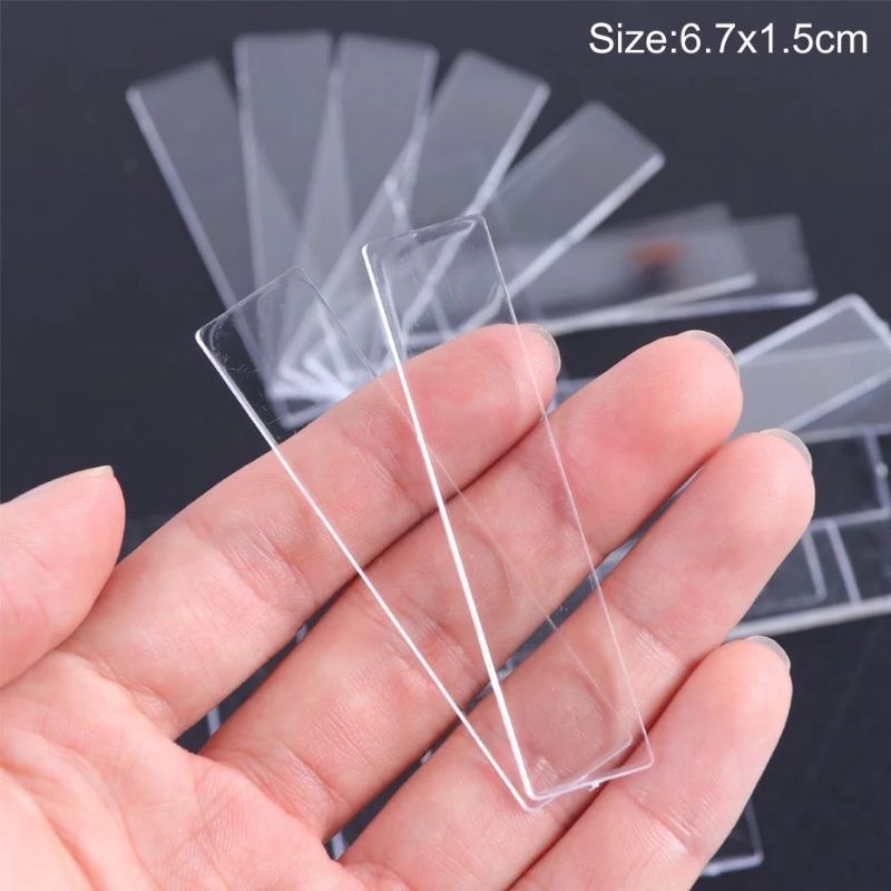 10PCS  NAIL ART TIPS DISPLAY STAND ACRYLIC - AKRILIK UNTUK PAJANGAN KUKU PALSU