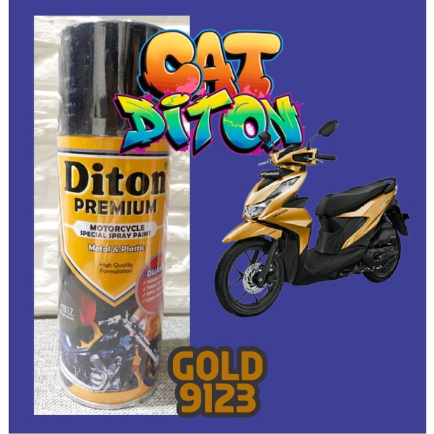 Diton Premium Gold 9123 Emas RCB Mas Bronmas Pilox Tahan Bensin 400cc