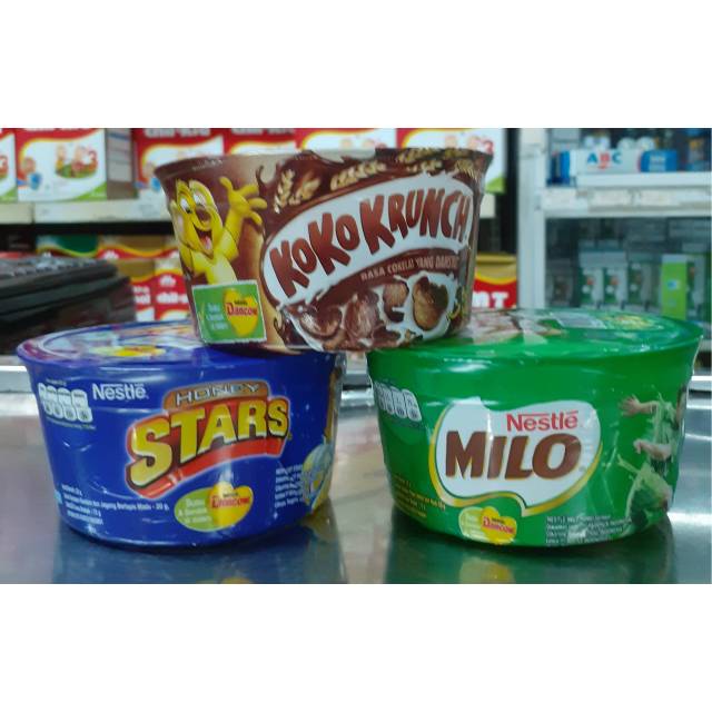 

Nestle Milo / Koko Krunch / Honey Star Sereal Cup Combo Pack 32g