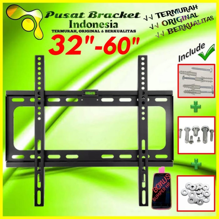 Bracket TV 32&quot; s/d 60&quot; Waterpass | IMPORT | ORIGINAL | IZ.US60.001