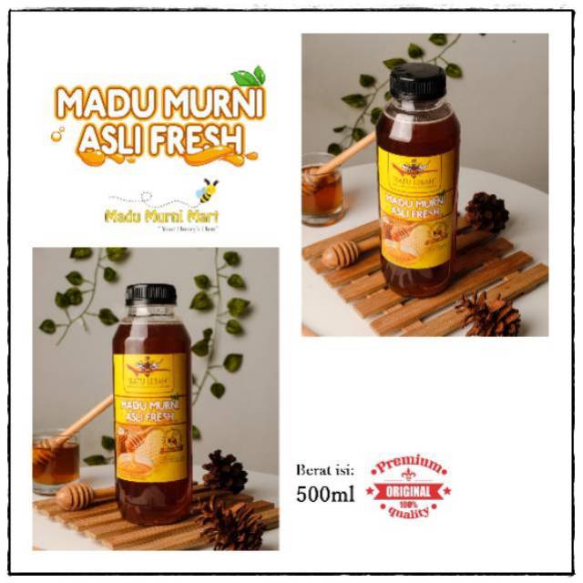 

Madu Murni 100% Asli Fresh 500ml